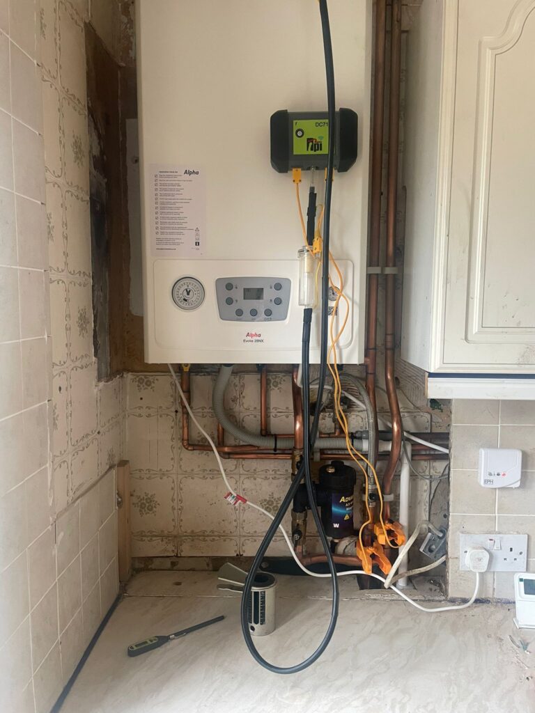 Kent new gas boiler and heating system installation.